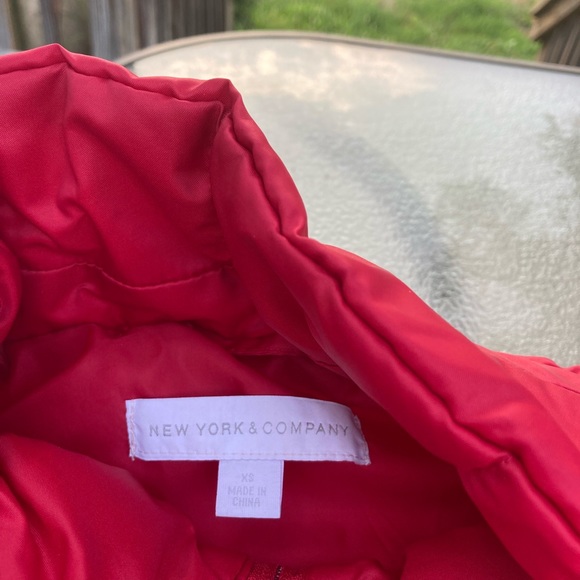 New York & Company Puffer Sleeveless Jacket Vest - Picture 2 of 6